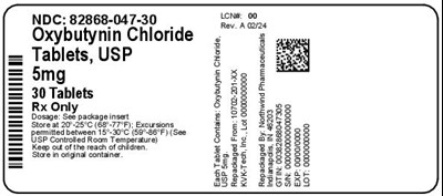 Label - 82868 047 30   Rev A 02 24